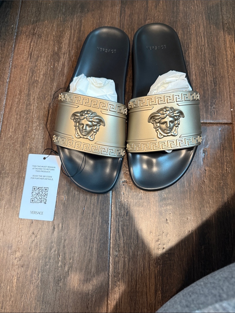 Brand New Authentic Versace Slides